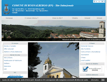 Tablet Screenshot of comune.buonalbergo.bn.it